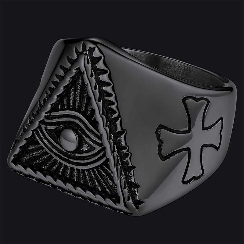 All Seeing Eye Ring Eye of Providence Ring for