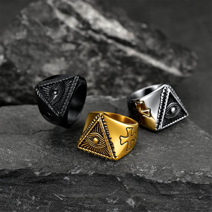 All Seeing Eye Ring Eye of Providence Ring for