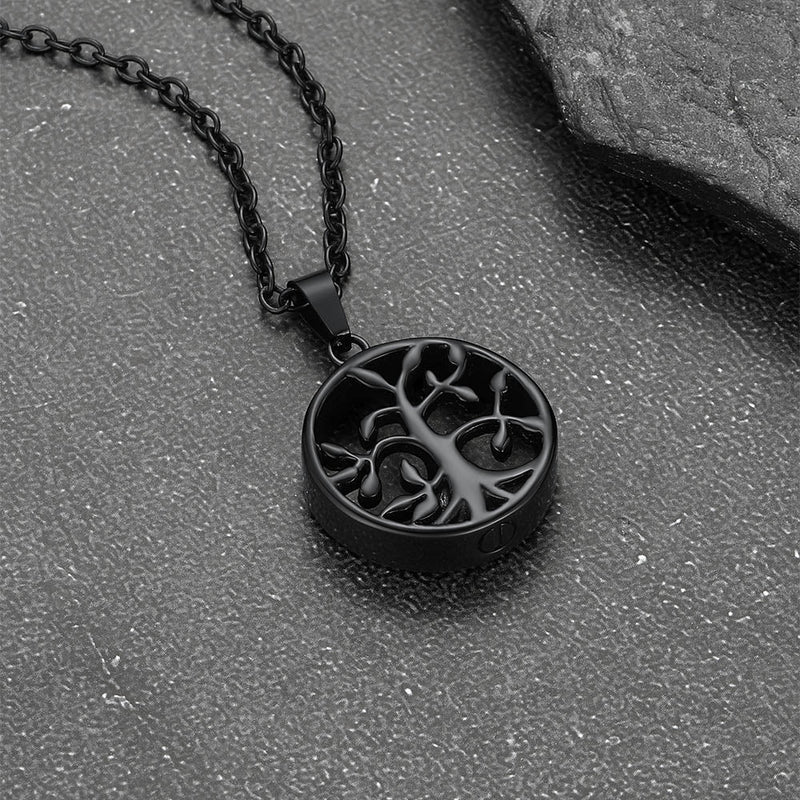 Cremation Tree of Life Urn Necklace for Ashes Memorial Gift