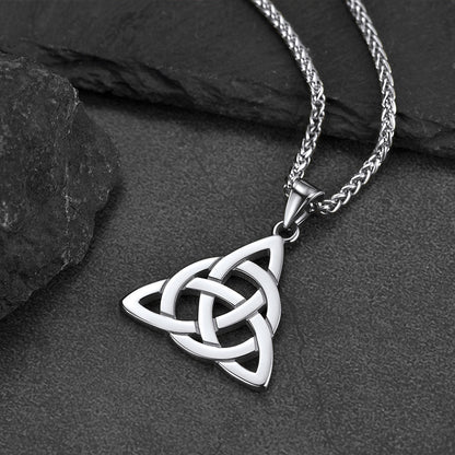 Irish Celtic Knot Necklace for in Stainless Steel