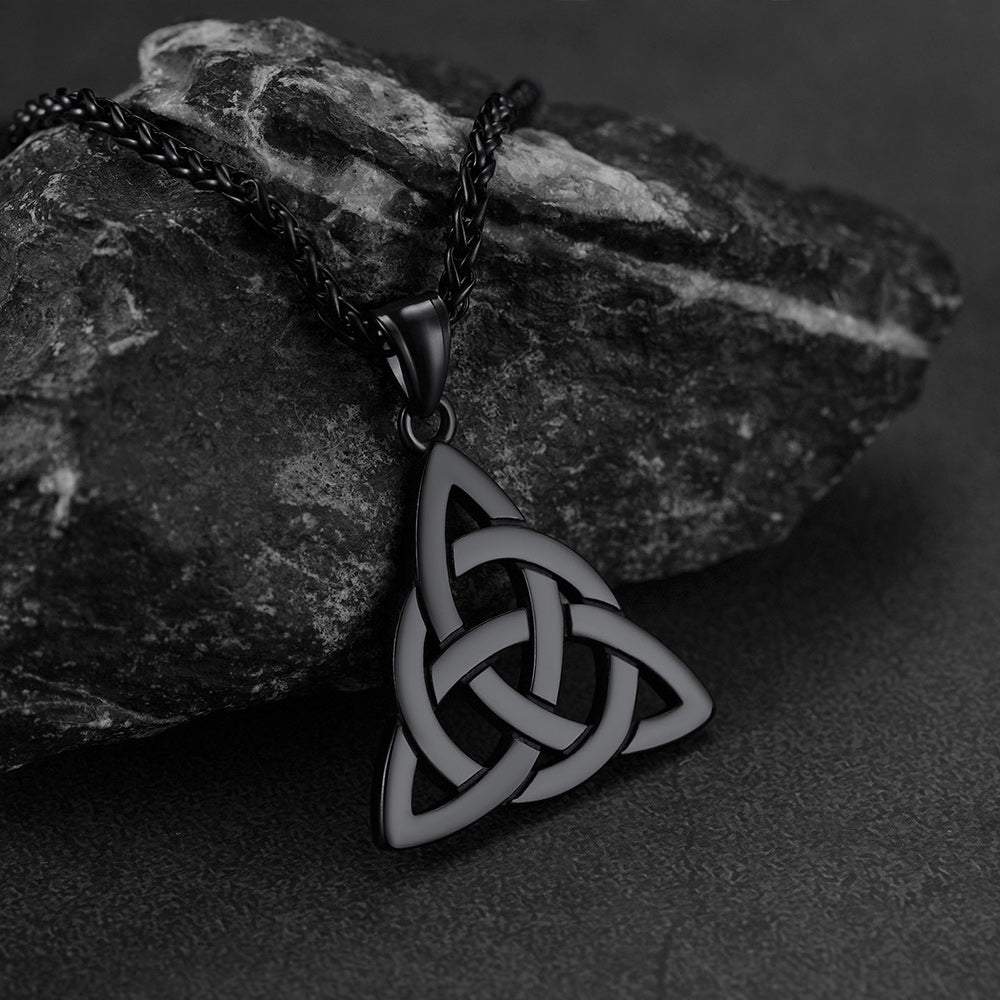 Irish Celtic Knot Necklace for in Stainless Steel