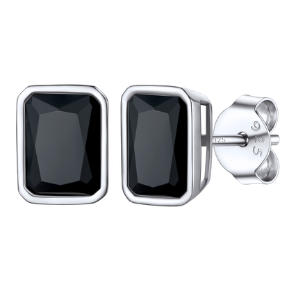 Flash Sterling Silver Stud Earrings for