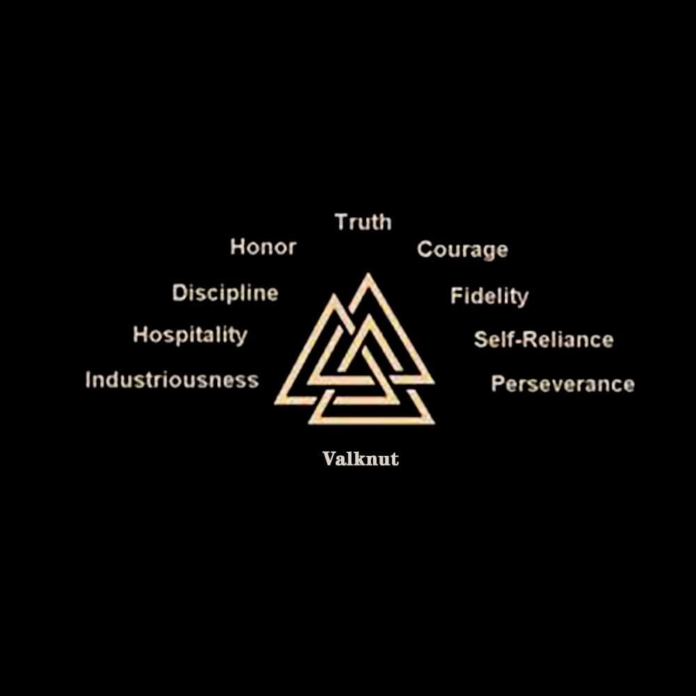Odin Runes Valknut 316l Stainless Steel Viking Ring