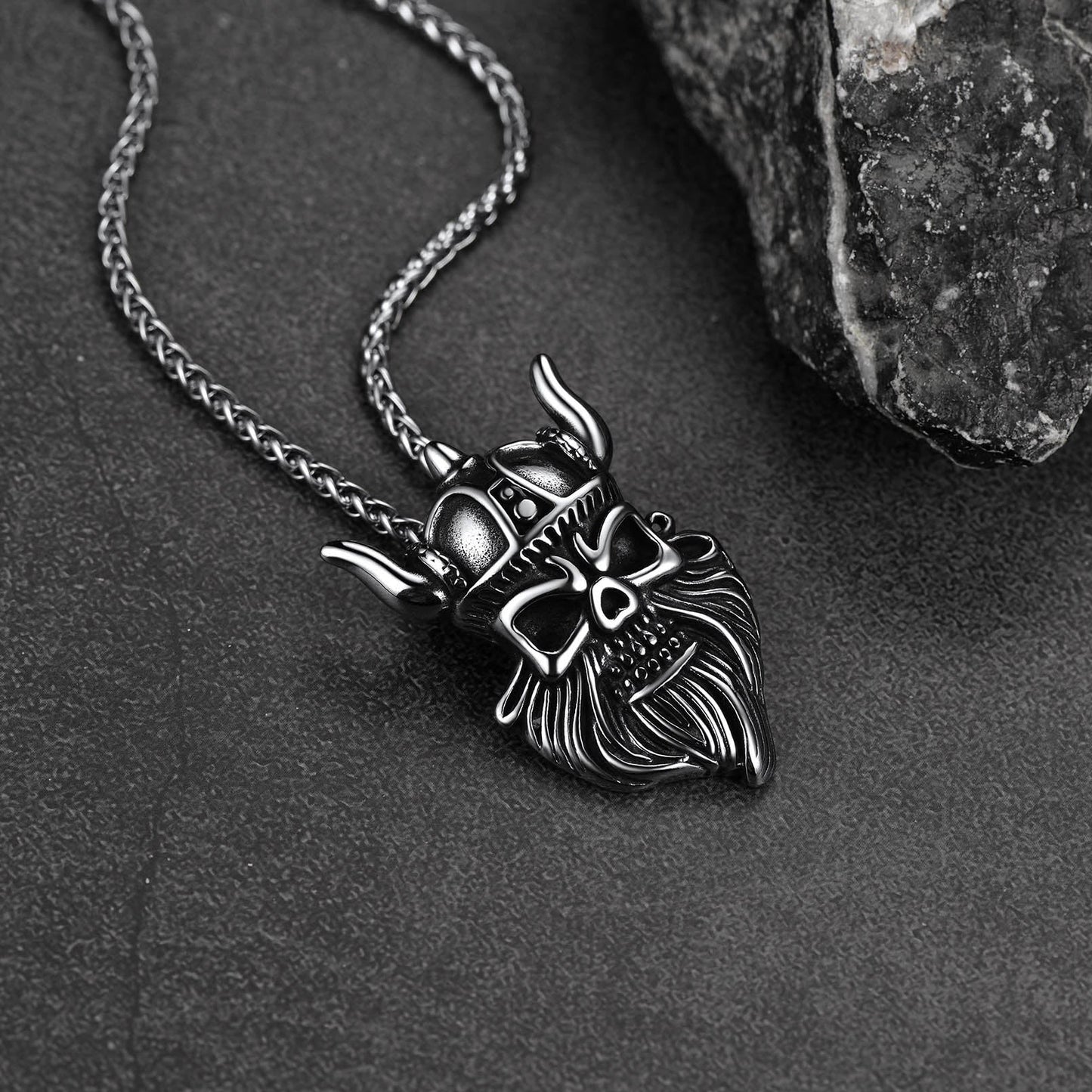 Faithheart Viking Odin Pendant Necklace for
