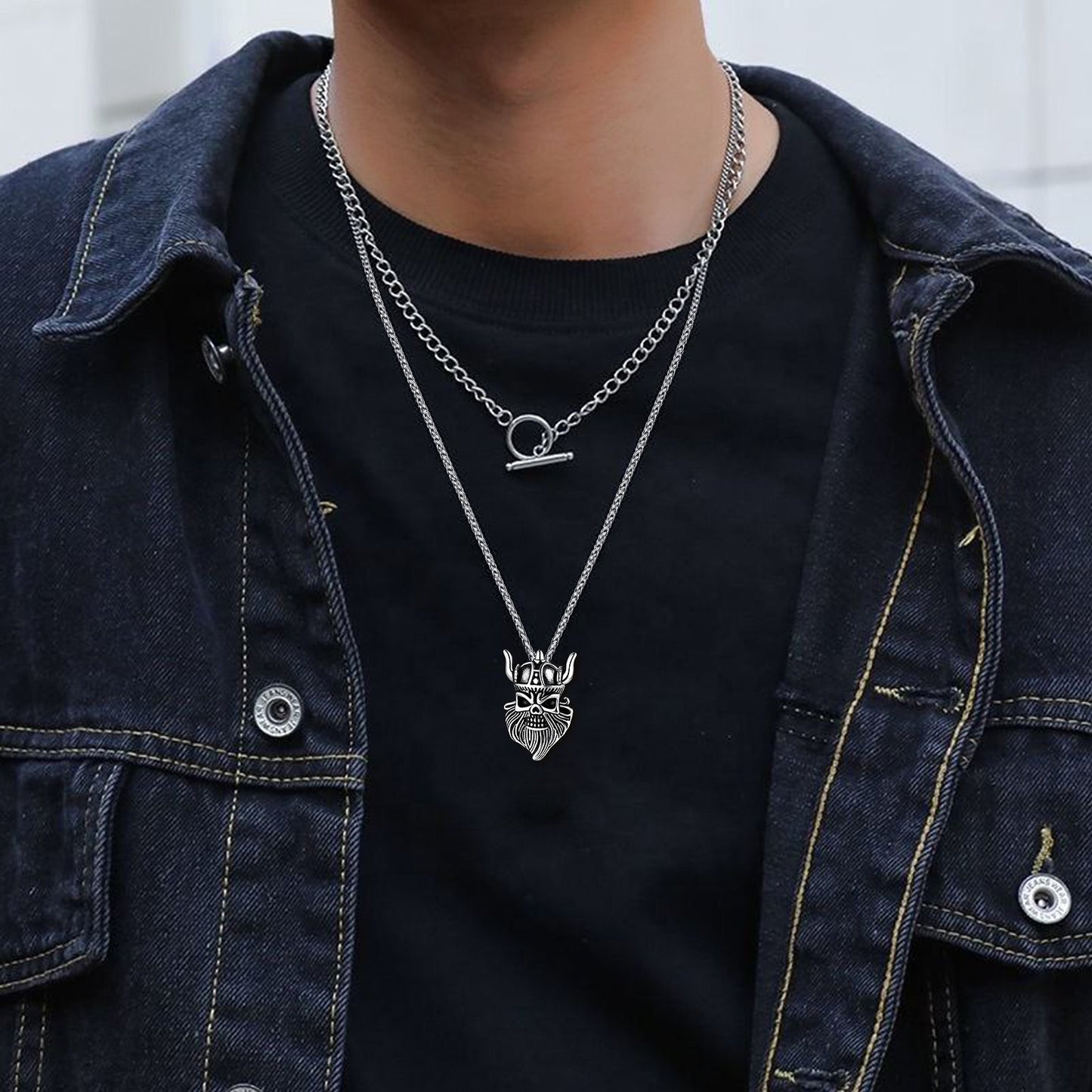 Faithheart Viking Odin Pendant Necklace for