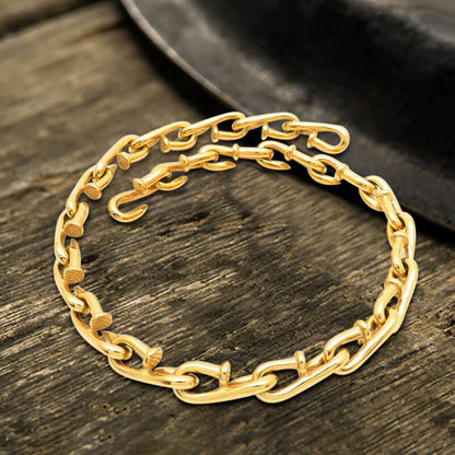 Bent Nail Stainless Steel Necklace