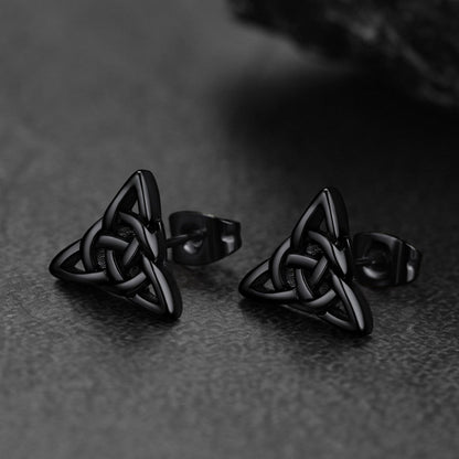Celtic Knot Stud Earrings for