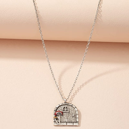 Mystical Mushroom Key Necklace