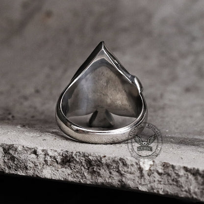 Ace of Spades Stainless Steel Ring