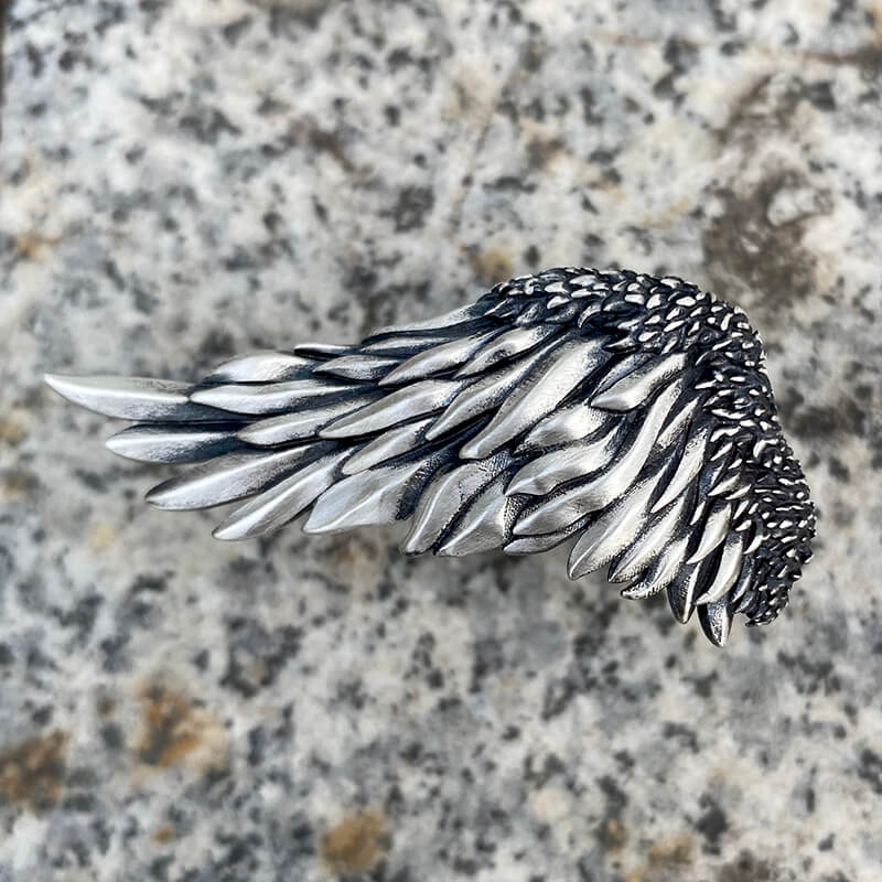 Angel Wing Sterling Silver Ring