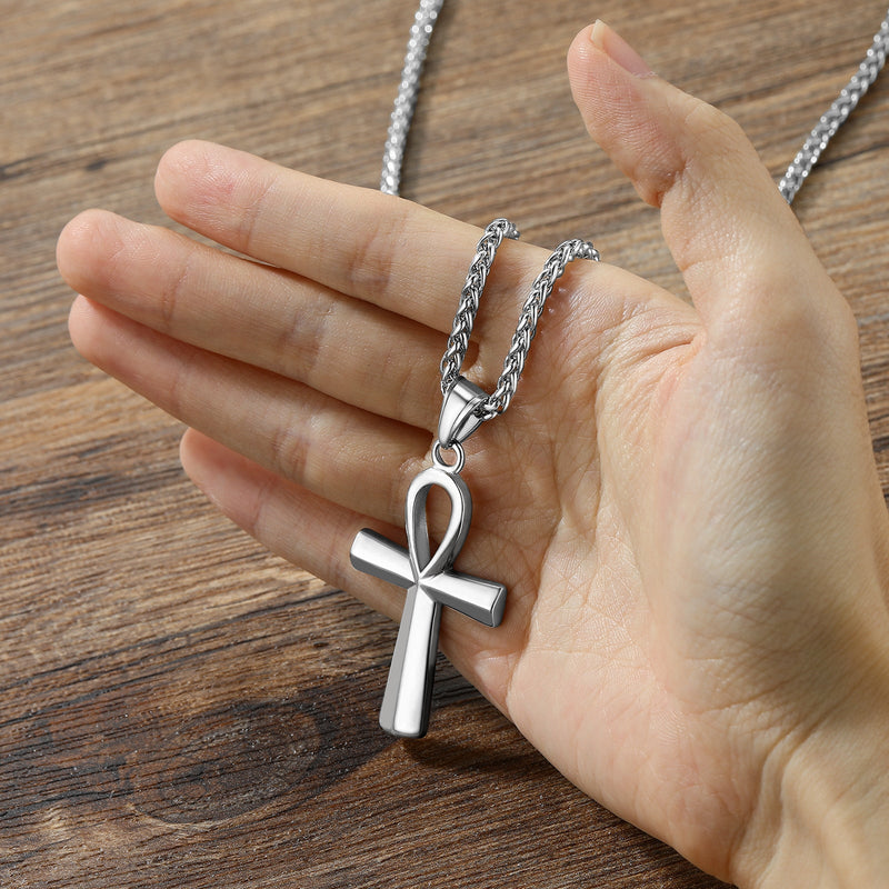 Egyptian Coptic Ankh Cross Necklace for