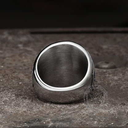 Ankh Key of Life Stainless Steel Egyptian Ring