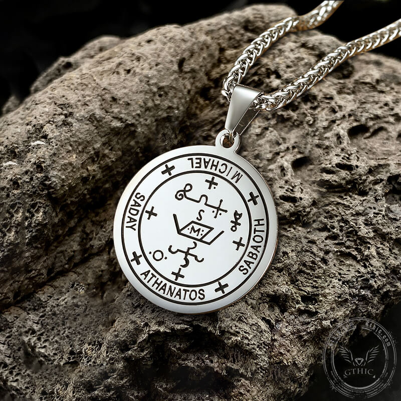Archangel Michael Seal of Solomon Stainless Steel Pendant