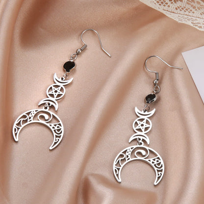 Wiccan Strength Protection Earrings