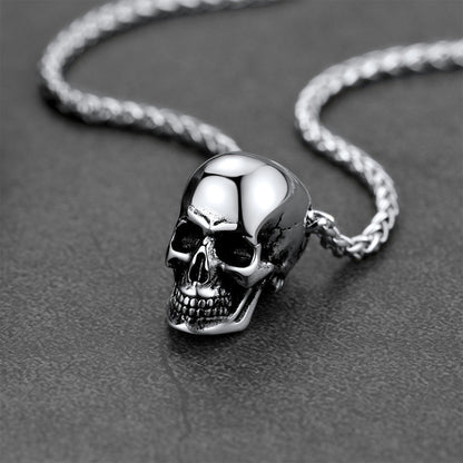 Gothic Skull Necklace Pendant for