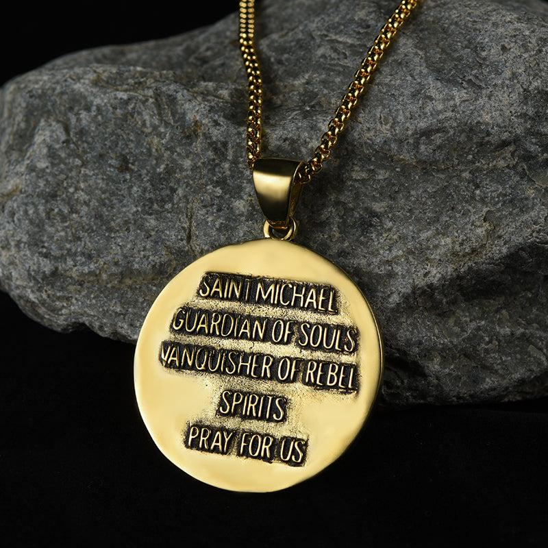 The Archangel St. Michael Medal Necklace for
