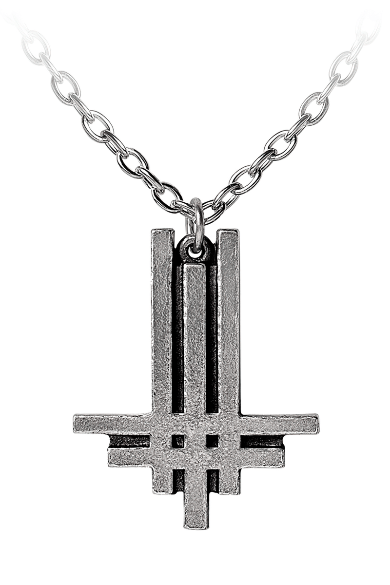Behemoth Cross Pendant Inverted Triple Truimviratus