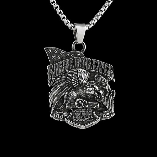 Biker Forever Eagle Pendant