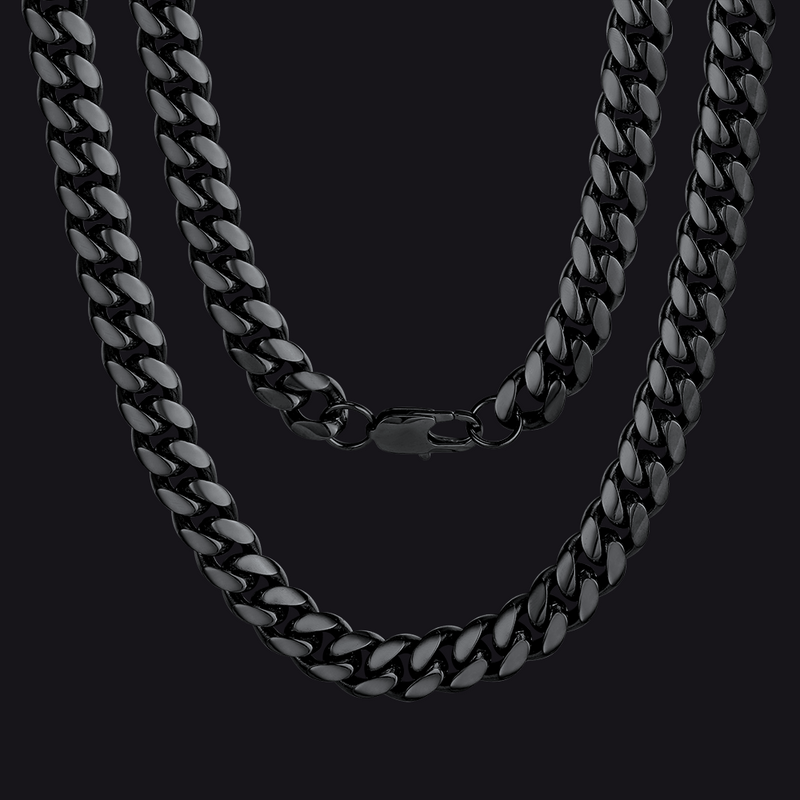 Thick Miami Cuban Curb Link Chain Necklace for