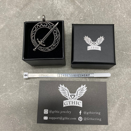 Blades of Darkmoon Stainless Steel Pendant