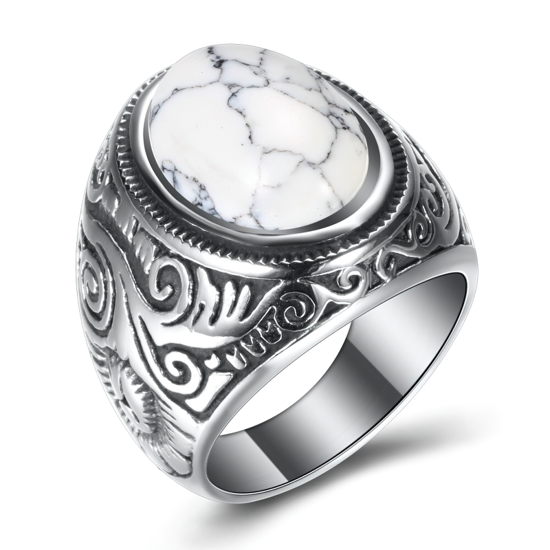 Style Stainless Steel Ring / Alternative Jewelry