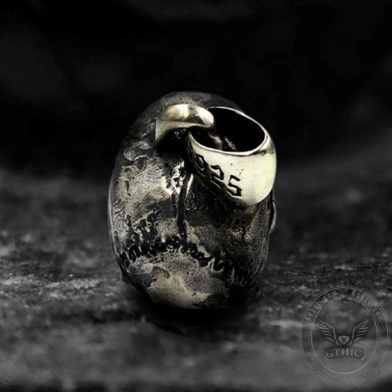 Calvarium Sterling Silver Skull Pendant