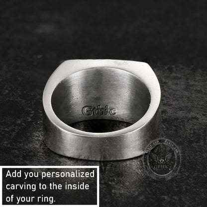 Tree of Life Viking Raven Sterling Silver Ring