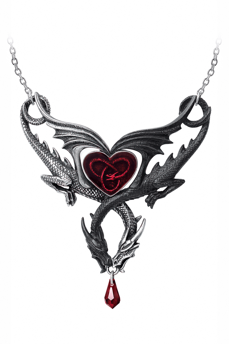 Confluence of Opposites Necklace With Swarovski Crystals