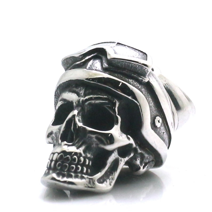Cool Gothic Pendant for and / Stainless Steel Skull Pendant With Pilot's Glasses