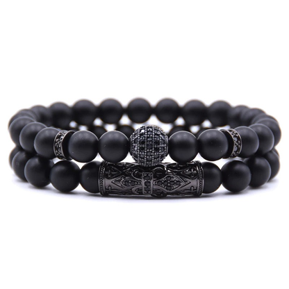 Couple Round Bracelets With Ball in Punk Style / Jewelry Pulseras