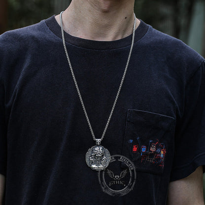 Crown of Thorns Jesus Stainless Steel Pendant
