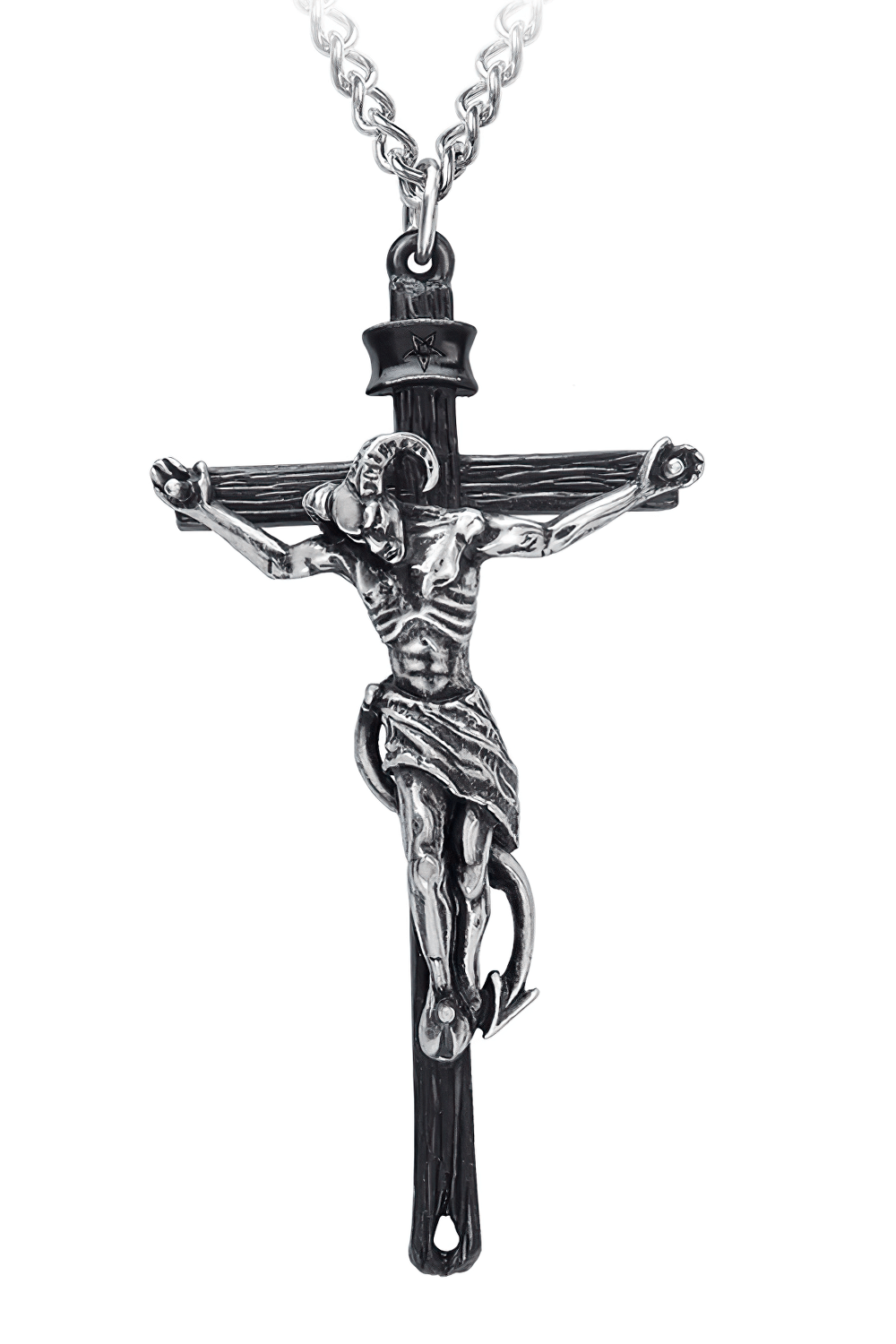 Crucifaustan Pendant With Devil's Pact Design