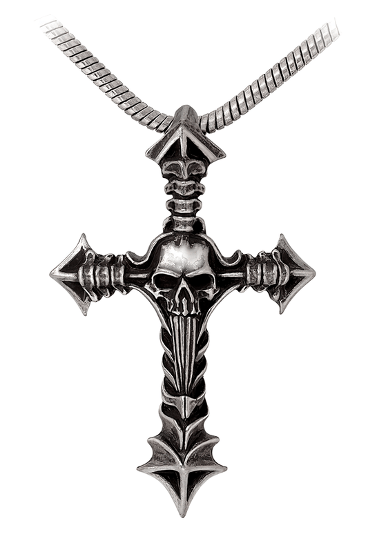 Cruxinomica Pendant With Skull and Vertebrae Detail