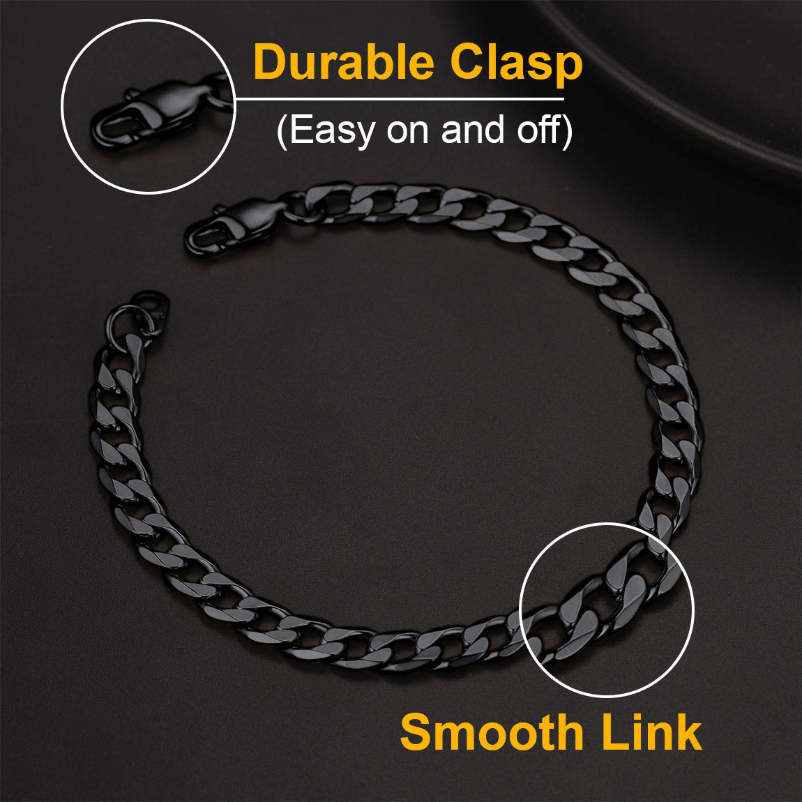 Cuban Link Chain Bracelet for