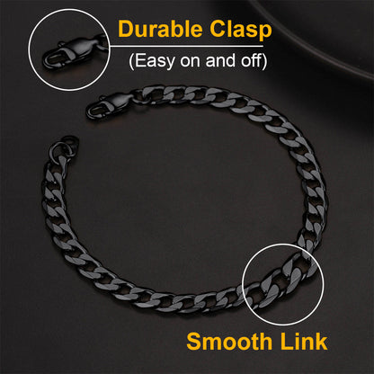 Cuban Link Chain Bracelet for