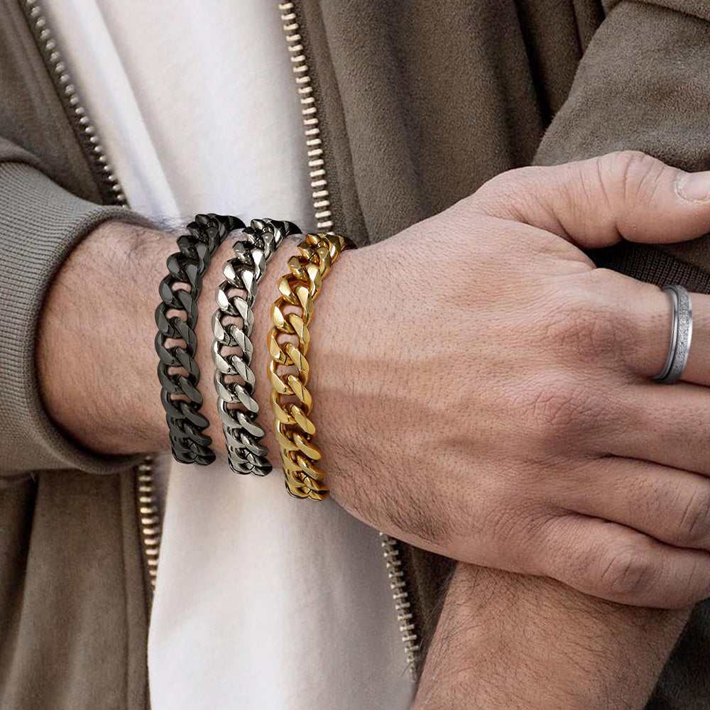 Cuban Link Chain Bracelet for