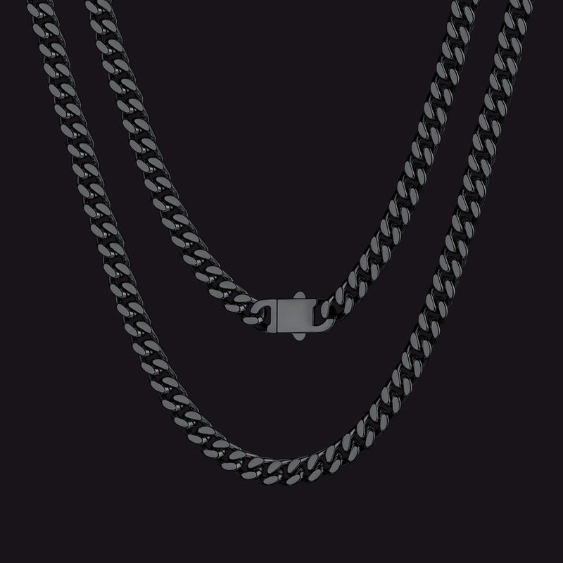 Miami Cuban Link Chain Necklace 5/7/9/12 Mm Chain for