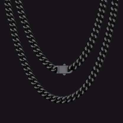 Miami Cuban Link Chain Necklace 5/7/9/12 Mm Chain for