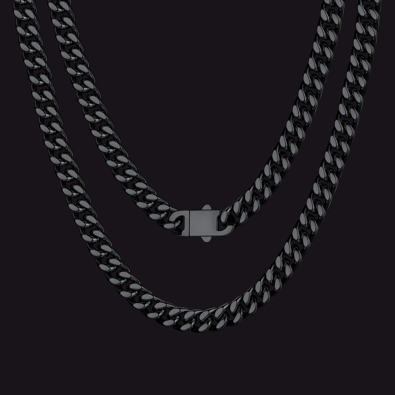 Miami Cuban Link Chain Necklace 5/7/9/12 Mm Chain for
