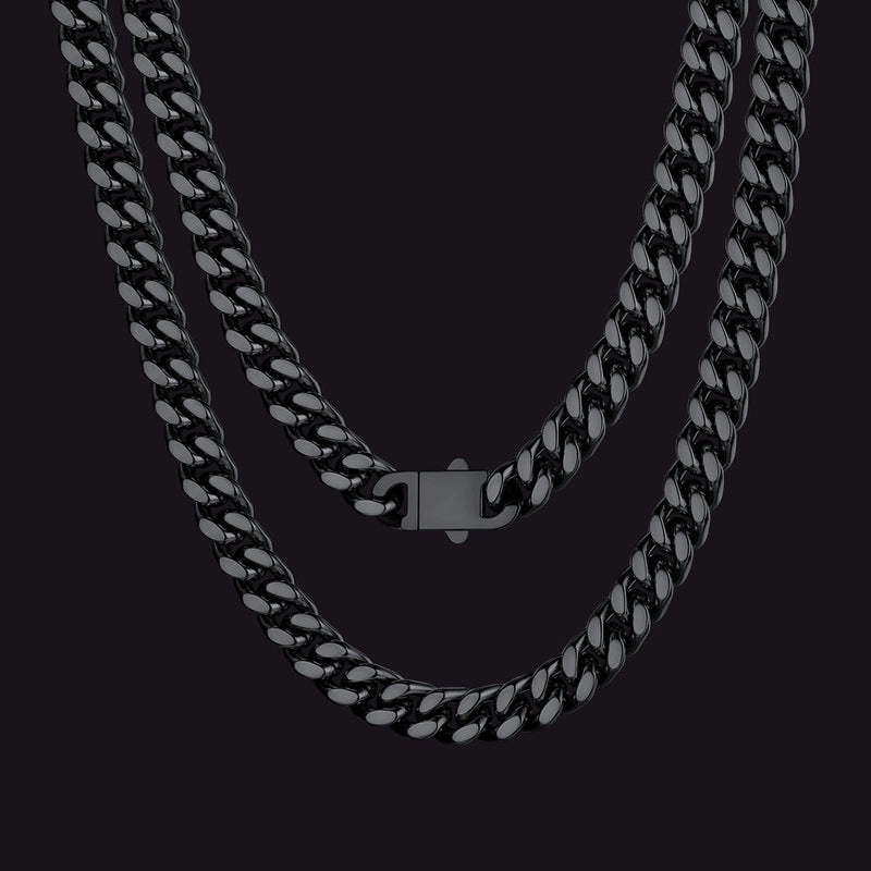 Miami Cuban Link Chain Necklace 5/7/9/12 Mm Chain for