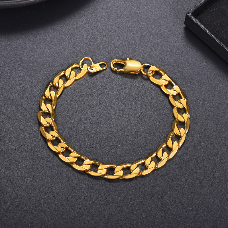 Cuban Link Chain Bracelet for