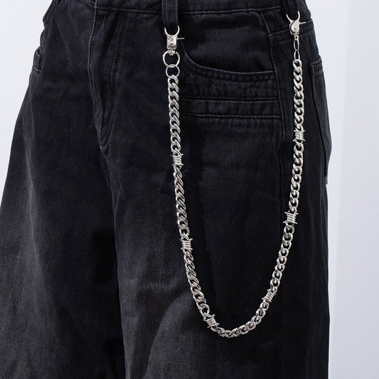 Dark Thorns Cuban Link Alloy Pant Chain