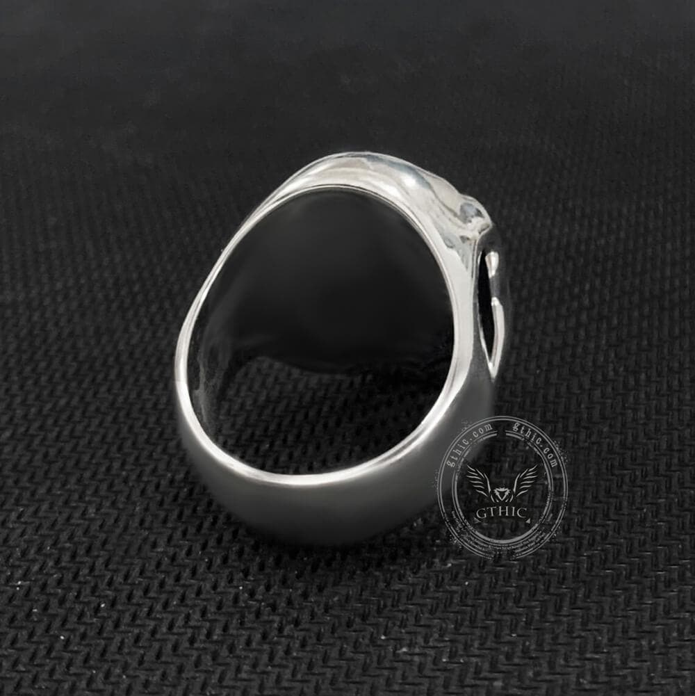 Death Skull Sterling Silver Ring