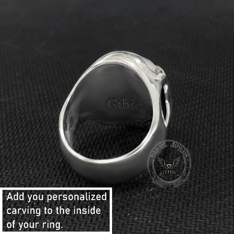 Death Skull Sterling Silver Ring