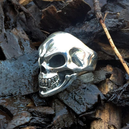 Death Skull Sterling Silver Ring