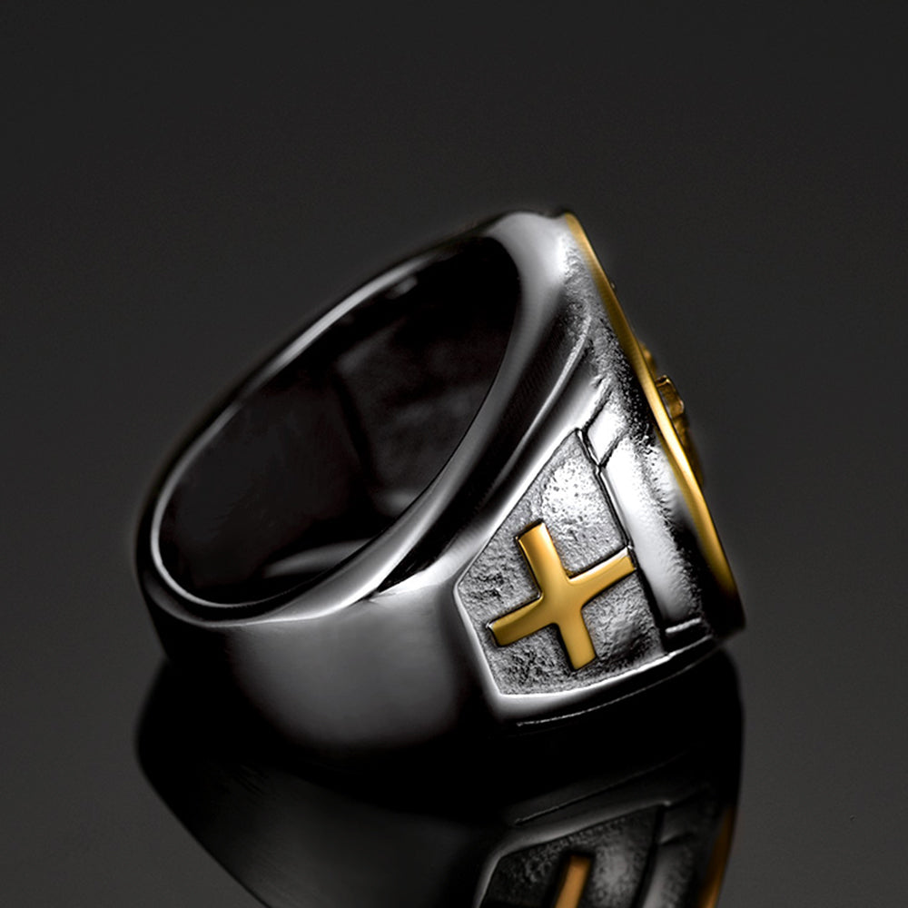 Christian St. Christopher Signet Ring for