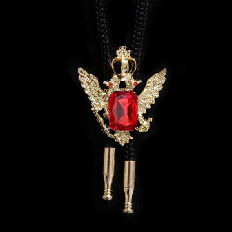 Double-headed Eagle Alloy Cowboy Bolo Tie