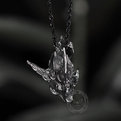 Dragon Skull Stainless Steel Pendant