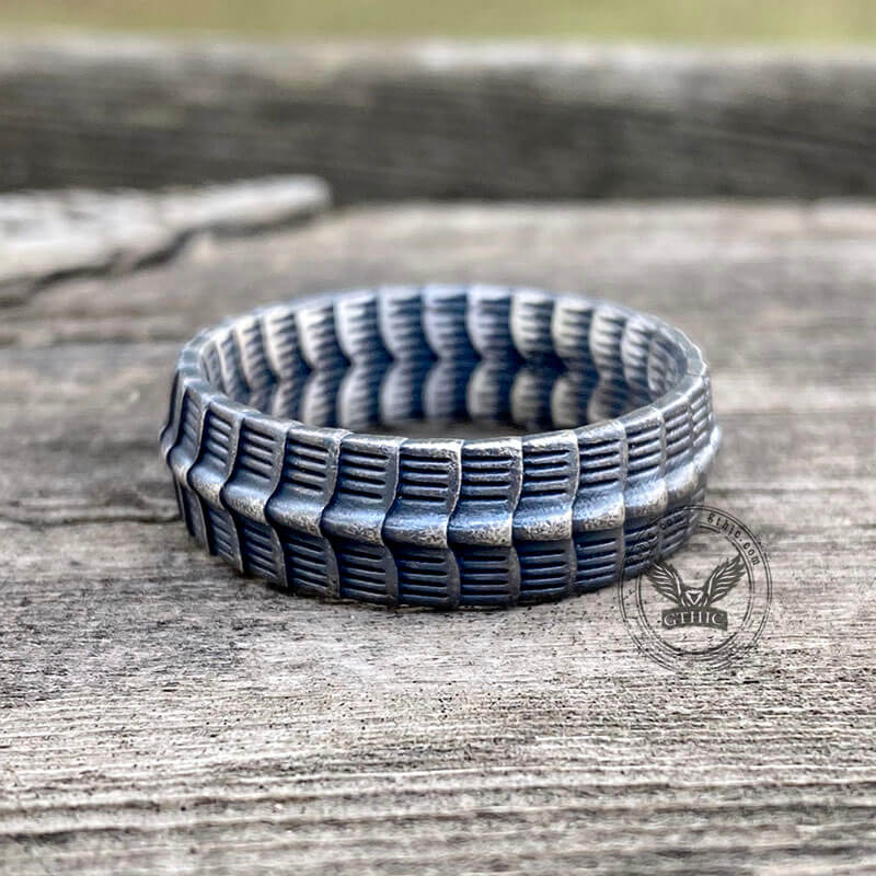 Dragon Spine Sterling Silver Ring