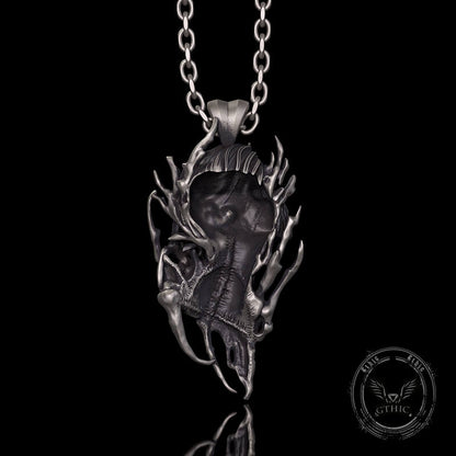 Dragon Warrior Gothic Sterling Silver Pendant